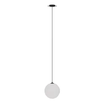Maytoni Luna fekete-fehér LED függesztett lámpa (MAY-P039PL-5W4K-20INS-B) LED 1 izzós IP20