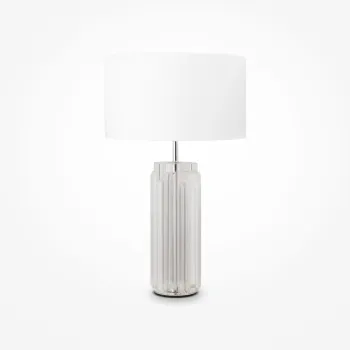 Maytoni Muse króm-fehér asztali lámpa (MAY-MOD304TL-01CH) E27 1 izzós IP20