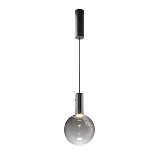 Maytoni Nebula fekete-szürke LED függesztett lámpa (MAY-MOD182PL-L4B3K) LED 1 izzós IP20