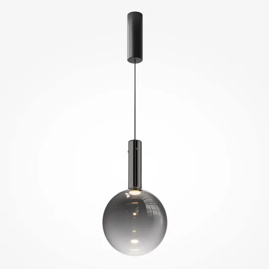 Maytoni Nebula fekete-szürke LED függesztett lámpa (MAY-MOD182PL-L6B3K) LED 1 izzós IP20