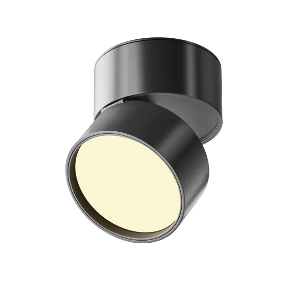 Maytoni Onda fekete LED mennyezeti lámpa (MAY-C024CL-12W2.7K-B-1) LED 1 izzós IP20
