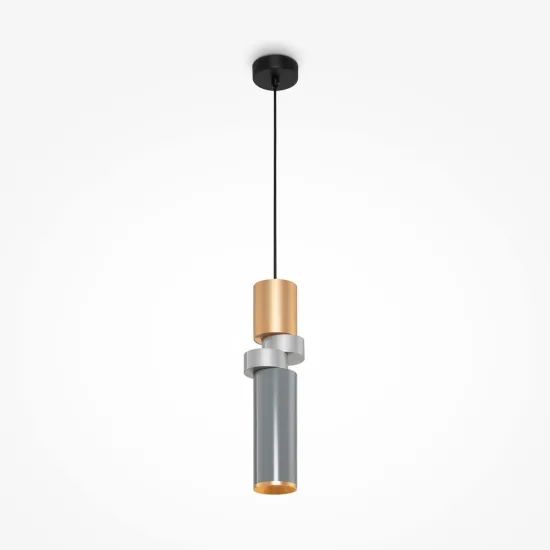 Maytoni Palette szürke-arany-ezüst függesztett lámpa (MAY-MOD303PL-01CFL3) GU10 1 izzós IP20