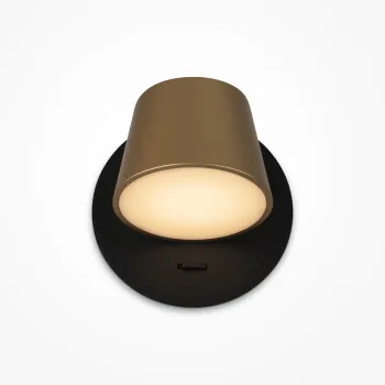 Maytoni Pixel sárgaréz-fekete LED fali lámpa (MAY-MOD421WL-L6BBS3K) LED 1 izzós IP20