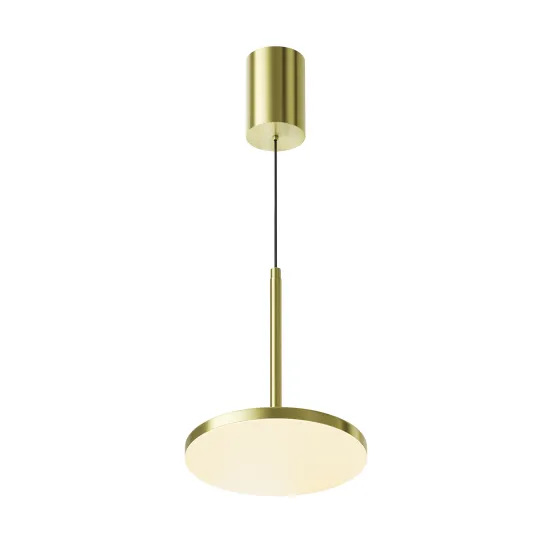 Maytoni Plato arany LED függesztett lámpa (MAY-P076PL-L12W3K-BS) LED 1 izzós IP20