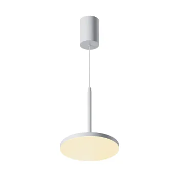 Maytoni Plato fehér LED függesztett lámpa (MAY-P076PL-L12W3K-W) LED 1 izzós IP20