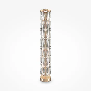 Maytoni Puntes arany-átlátszó kristály állólámpa (MAY-MOD043FL-08G) E14 8 izzós  IP20