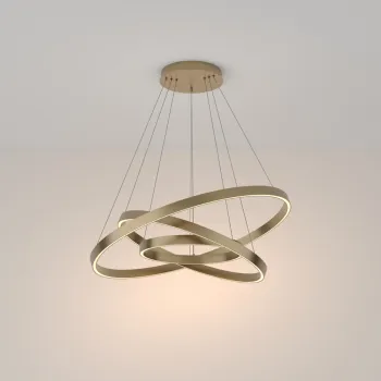 Maytoni Rim sárgaréz LED függesztett lámpa (MAY-MOD058PL-L100BS3K) LED 1 izzós IP20