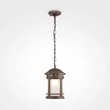 Maytoni Salamanca bronz-átlátszó kültéri függesztett lámpa (MAY-O031PL-01BR) E27 1 izzós IP44