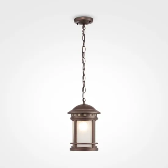 Maytoni Salamanca bronz-átlátszó kültéri függesztett lámpa (MAY-O031PL-01BR) E27 1 izzós IP44