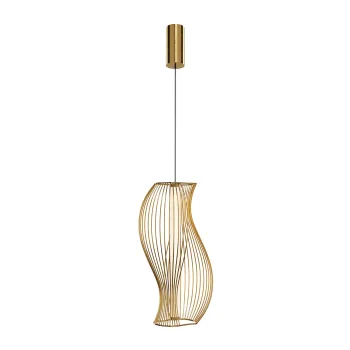 Maytoni Shadows of the past sárgaréz LED függesztett lámpa (MAY-MOD263PL-L20BS3K) LED 1 izzós IP20