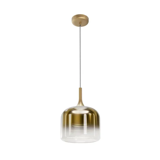 Maytoni Spirito arany-átlátszó LED függesztett lámpa (MAY-MOD286PL-L18G3K) LED 1 izzós IP20