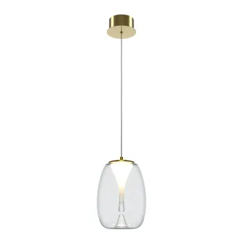 Maytoni Splash arany-átlátszó LED függesztett lámpa (MAY-MOD282PL-L8G3K1) LED 1 izzós IP20