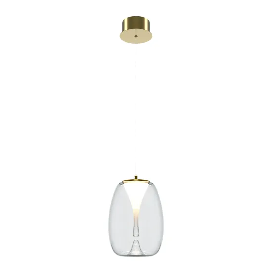 Maytoni Splash arany-átlátszó LED függesztett lámpa (MAY-MOD282PL-L8G3K1) LED 1 izzós IP20