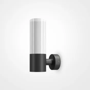 Maytoni Willis fekete-fehér kültéri falikar (MAY-O418WL-01B) E27 1 izzós IP54