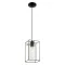 EGLO LONCINO fekete-átlátszó függesztett lámpa (EG-49495) E27 1 izzós IP20
