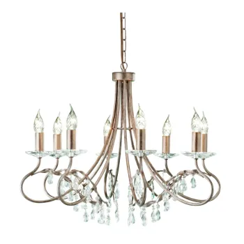 Elstead CHRISTINA arany csillár (ELS-CRT8-SILVER-GOLD) E14 8 izzós IP20