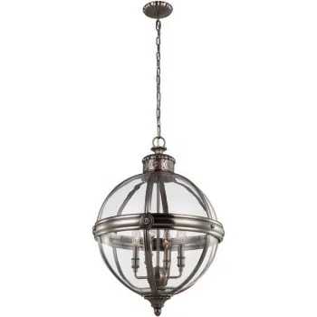 Elstead ADAMS króm függesztett lámpa (ELS-FE-ADAMS-4P-ANL) E14 4 izzós IP20