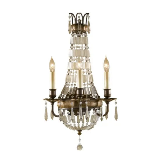 Elstead BELLINI bronz falikar (ELS-FE-BELLINI-W3) E14 3 izzós IP20