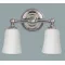 Elstead HUGUENOT LAKE króm fürdőszobai falikar (ELS-FE-HUGOLAKE2BATH) G9 2 izzós IP44
