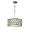 Elstead LUCIA ezüst függesztett lámpa (ELS-FE-LUCIA-B) E27 2 izzós IP20