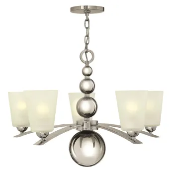 Elstead ZELDA króm csillár (ELS-HK-ZELDA5-PN) E27 5 izzós IP20