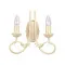 Elstead OLIVIA fehér  falikar (ELS-OV2-IVORY-GOLD) E14 2 izzós IP20
