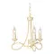 Elstead OLIVIA fehér  csillár (ELS-OV3-IVORY-GOLD) E14 3 izzós IP20