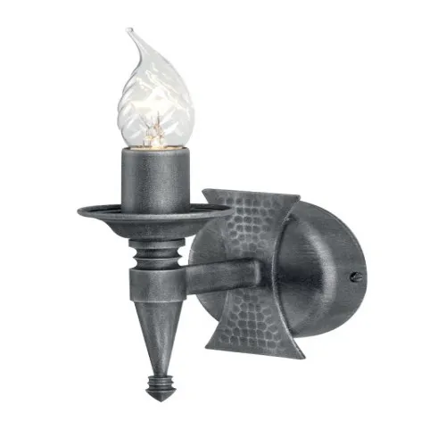 Elstead SAXON fekete falikar (ELS-SAX1-BLK-SIL) E14 1 izzós IP20