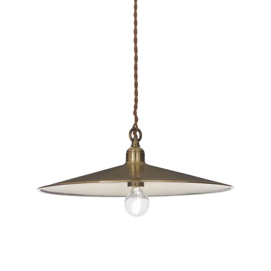 Ideal Lux CANTINA SP1 BIG BRUNITO barna függesztett lámpa (IDE-112701) E14 1 izzós IP20