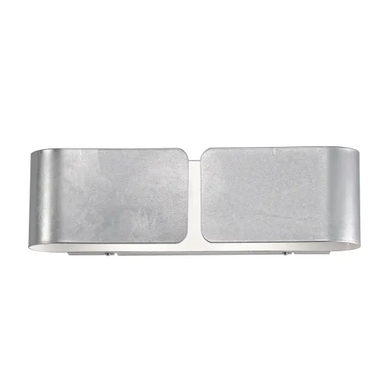 Ideal Lux CLIP AP2 SMALL ARGENTO ezüst fali lámpa (IDE-088273) E27 2 izzós IP20