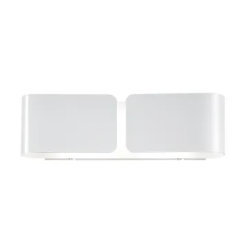 Ideal Lux CLIP AP2 SMALL BIANCO fehér fali lámpa (IDE-014166) E27  2 izzós IP20