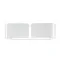 Ideal Lux CLIP AP2 SMALL BIANCO fehér fali lámpa (IDE-014166) E27  2 izzós IP20