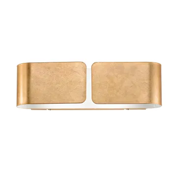 Ideal Lux CLIP AP2 SMALL ORO arany fali lámpa (IDE-088266) E27 2 izzós IP20