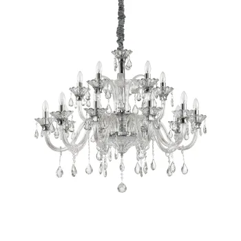 Ideal Lux COLOSSAL SP15 TRASPARENTE átlátszó csillár (IDE-114170) E14 15 izzós IP20