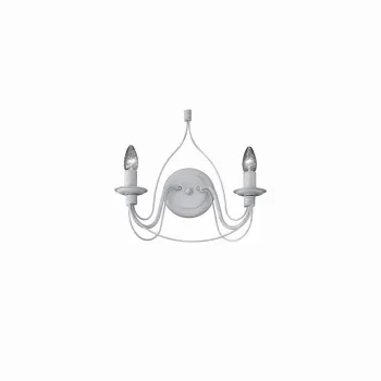 Ideal Lux CORTE AP2 BIANCO ANTICO fehér falikar (IDE-028460) E14  2 izzós IP20