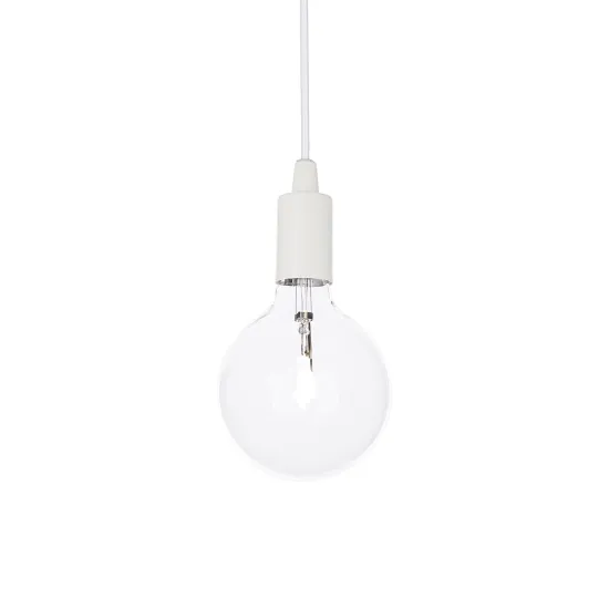 Ideal Lux EDISON SP1 BIANCO fehér függesztett lámpa (IDE-113302) E27 1 izzós IP20