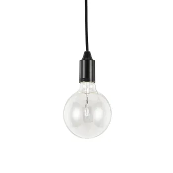 Ideal Lux EDISON SP1 NERO fekete függesztett lámpa (IDE-113319) E27 1 izzós IP20