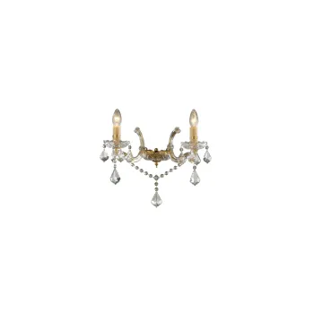 Ideal Lux FLORIAN AP2 ORO arany falikar (IDE-035659) E14  2 izzós IP20 Ideal Lux FLORIAN AP2 ORO arany falikar (IDE-035659) E14  2 izzós IP20