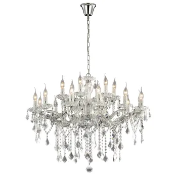 Ideal Lux FLORIAN SP18 CROMO króm csillár (IDE-075150) E14  18 izzós IP20 Ideal Lux FLORIAN SP18 CROMO króm csillár (IDE-075150) E14  18 izzós IP20