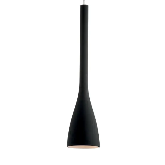 Ideal Lux FLUT SP1 BIG NERO szürke függesztett lámpa (IDE-035680) E27  1 izzós IP20