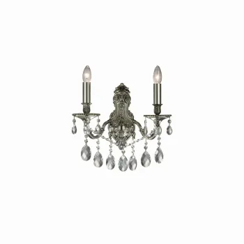 Ideal Lux GIOCONDA AP2 ARGENTO arany falikar (IDE-044910) E14  2 izzós IP20