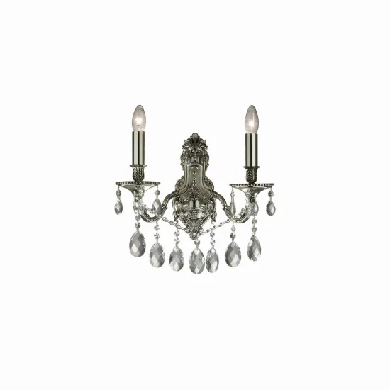 Ideal Lux GIOCONDA AP2 ARGENTO arany falikar (IDE-044910) E14  2 izzós IP20
