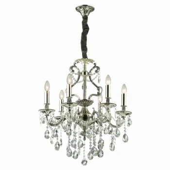 Ideal Lux GIOCONDA SP6 ARGENTO arany csillár (IDE-044927) E14  6 izzós IP20