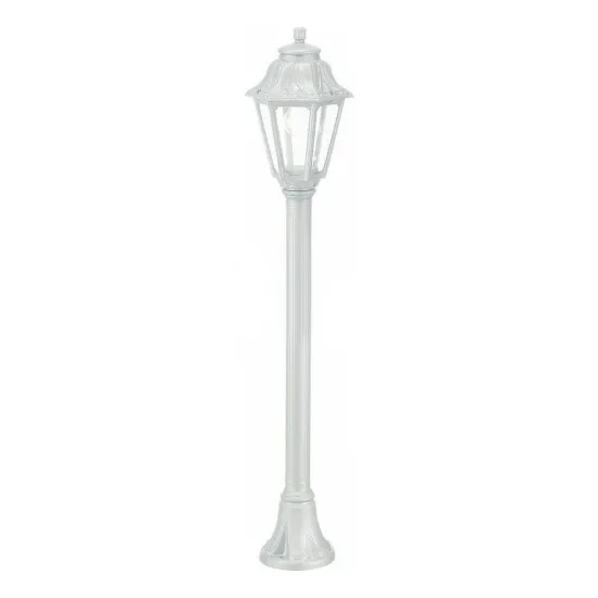 Ideal Lux ANNA PT1 SMALL BIANCO fehér-átlátszó kültéri állólámpa (IDE-120454) E27 1 izzós IP55