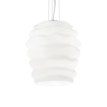 Ideal Lux KARMA SP1 BIG króm függesztett lámpa (IDE-132365) E27 1 izzós IP20