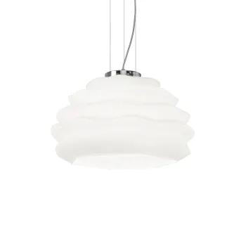 Ideal Lux KARMA SP1 SMALL króm függesztett lámpa (IDE-132389) E27 1 izzós IP20
