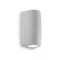 Ideal Lux KEOPE AP2 SMALL GRIGIO szürke kültéri fali lámpa (IDE-147796) GU10 2 izzós IP55