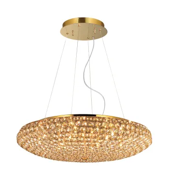 Ideal Lux KING SP12 ORO arany függesztett lámpa (IDE-088020) G9 12 izzós IP20