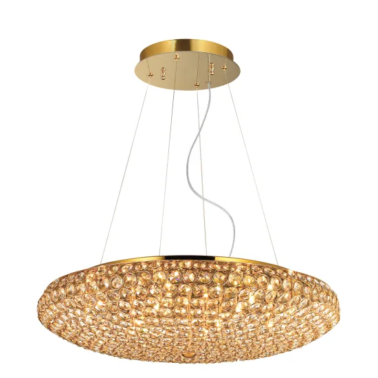 Ideal Lux KING SP12 ORO arany függesztett lámpa (IDE-088020) G9 12 izzós IP20