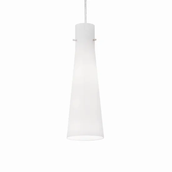 Ideal Lux KUKY SP1 Clear króm függesztett lámpa (IDE-023021) E27  1 izzós IP20
